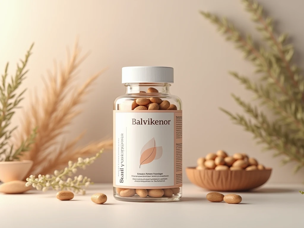 Balvikenor supplement bottle and packaging details